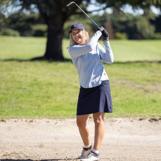 Links Long Sleeve Merino Ladies Golf Top